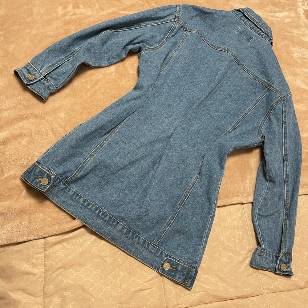 Denim Cinched Waist Dress
